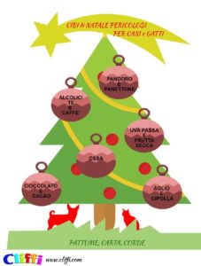 Natale: cibi pericolosi per cani e gatti
