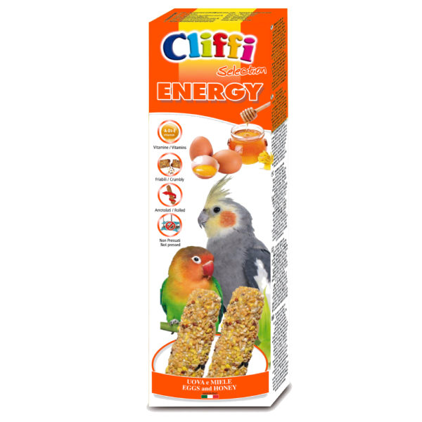 Sticks parrocchetti con uova e miele "energy" 150 g