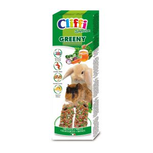 Sticks conigli - cavie con ortaggi e miele "greeny" 110 g