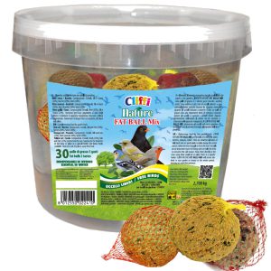 Nature "fat ball mix" secchio 30 x 90 g