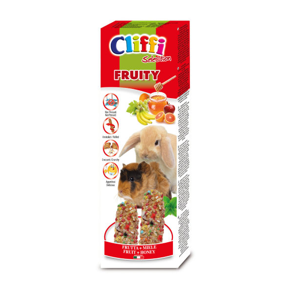 Sticks conigli - cavie "fruity" 110 g